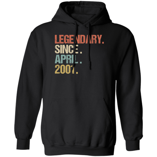 Birthday Gift Legendary Since April 2001 Son Pullover Hoodie