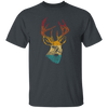 Head Deer Vinatge Head Deer Design For Animal Lover Unisex T-Shirt