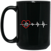 Cheese Lover, Best Food Is Cheese, Cheese Heartbeat, Love Cheese, Cheese And Heartbeat Black Mug