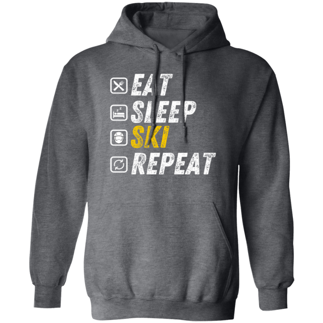 Eat Sleep Ski - Funny Alpine Skiing Gift