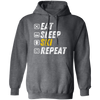 Eat Sleep Ski - Funny Alpine Skiing Gift