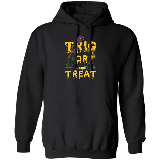 Funny Halloween Math Teacher Trig Or Treat Student Pullover Hoodie