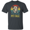 Retro Funny Pit Bull, Pit Face, Dog Lover Gift