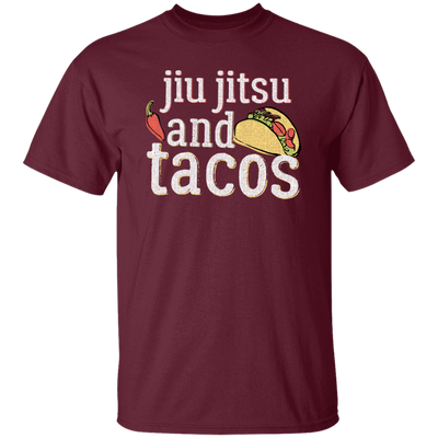 Tacos Jiu Jitsu For Bjj Funny Gift White Gift