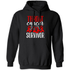 Awareness Ribbon Gift, Throat Cancer Awareness Ribbon Gloves Survivor Pullover Hoodie