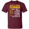 My Job Is Plumber, Plumber Lover Gift, Hourly Rate For Plumber, Best Job Unisex T-Shirt