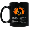 Bigfoot Cryptid Bigfoot Lover Mythical Science Black Mug