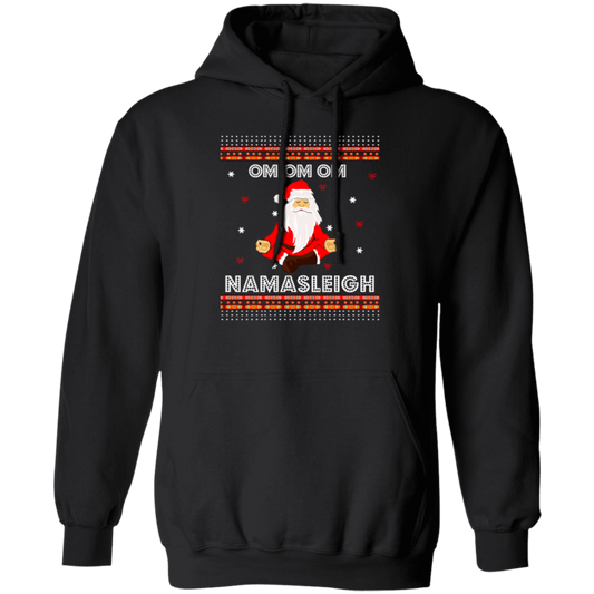 Funny Santa Yoga Namasleigh Ugly Sweater Jumper Christmas