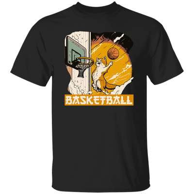 Basketball Cat Lover Cartoon Cat Love Sport