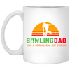 Bowling Dad, Retro Cool Bowler Gift, Bowling