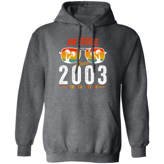 Anniversary 2003 Gift, Awesome Since 2003, Tropical Love, Limited Edition Pullover Hoodie