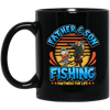 This gift is perfect for any fathers and sons who love spending time together fishing. Celebrate and honor your bond with this Father And Son Partner for Lifer Saying Fathers Day Gift, perfect for any father and son fishing day.