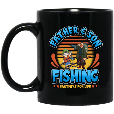 This gift is perfect for any fathers and sons who love spending time together fishing. Celebrate and honor your bond with this Father And Son Partner for Lifer Saying Fathers Day Gift, perfect for any father and son fishing day.