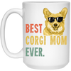 Corgi Best Corgi Mom Ever Retro Dog Funny