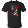 American Flag, Quad Bike Lover, Racing Boy, Gift For American Racing Man Unisex T-Shirt