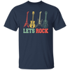 Guitar Rock Music Rock And Roll Music Vintage Instrument Unisex T-Shirt