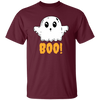 Ghost Boo Halloween, Horror Funny Saying, Love Halloween Unisex T-Shirt