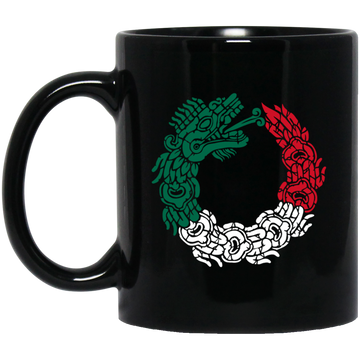 Serpent Mexican Flag, Aztec Quetzalcoatl Gift