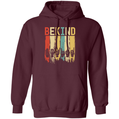 Be Kind Love Gift, Sign Language Gift, Gift For Deaf, Love Sign Language Pullover Hoodie