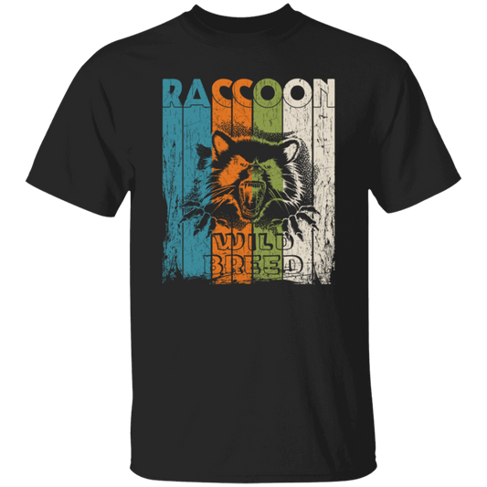 Retro Raccoon Wild Breed Trash Panda Wild Cats Men Wears Unisex T-Shirt