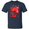 Japanese Demon Art Face Skull Devil Oni Harajuku Unisex T-Shirt