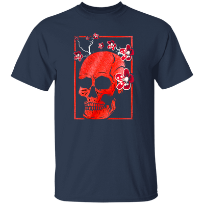 Japanese Demon Art Face Skull Devil Oni Harajuku Unisex T-Shirt