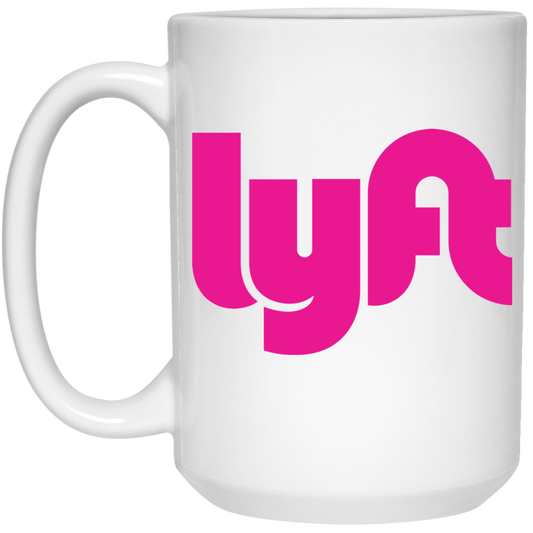 Lyft Gift, Lyft Driver, Lyft Design, Gift For Lyft Driver LYP03 White Mug