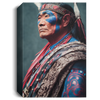 Portrait Photo Of A Asia Old Warrior Chief, Soldiers Into The Forest, Human Who Hunt To Live