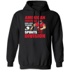 Love Rugby, American Football Gift, American Sport, College Team, Sports Division Pullover Hoodie
