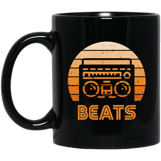 Retro And Old School Inspired Design Featuring Vintage, Retro Radio Beats