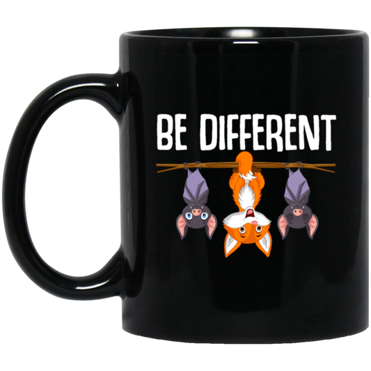 Saying Be Different, Cute Forest Animal, Hanging Fox Bat Gift