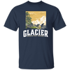 Glacier National Park, WPA Style Vintage Montana