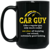 Love Car Gift, Car Guy Like A Regular Guy, Only Much Cooler, Car Wizard Black Mug