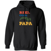 Reel Cool Papa, Dad Gift, Vintage Movie Lover Gift Pullover Hoodie