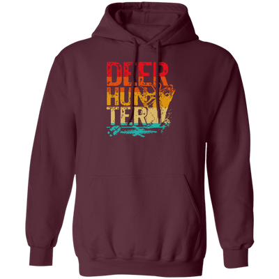 Cant Wait For Deer Hunting Season Deer Hunter Vintage Pullover Hoodie