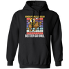 When People Go Bear Better Go Bull, Retro Bitcoin Gift, Love Bull Pullover Hoodie