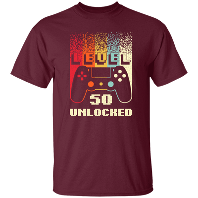 Retro 50th Birthday Gift, Level 50 Unlocked, Play Gaming Lover