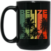 Retro Belize Beach Vacation Souvenir