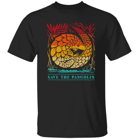 Save The Pangolin Rustic, Retro Pangolin Rustic