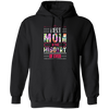 Mother's Day Gift, Best Mom In The History Of Ever, Flower Style Gift For Mom Pullover Hoodie