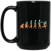 Evolution Bowling Team Bowling Vintage Design Black Mug