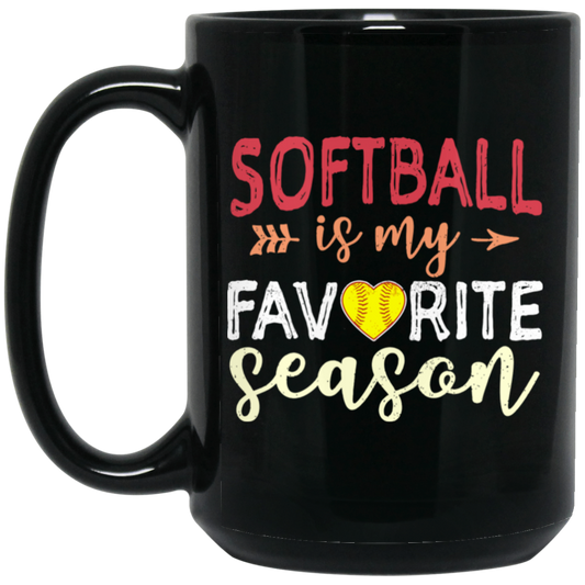 Love Sport Softball Lover Softball Is My Favorite Season