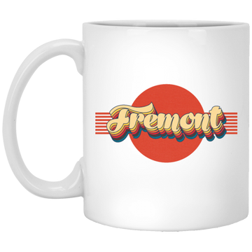 Retro Fremont California Stripes 70s Style Gift