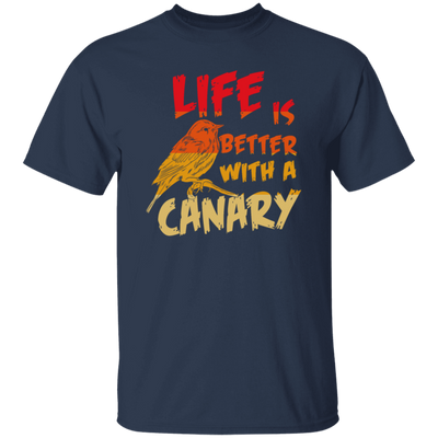 Canary Bird Life Is Better With A Fashionable Bird Vintage Unisex T-Shirt