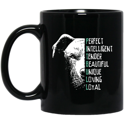 Perfect Pit Bull Dog, Dog Training Black Mug