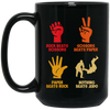 Rock Beats Scissors Beats Paper Beats Rock But Nothing Beats Judo Retro Black Mug