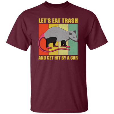 Retro Opossum Let's Eat Trash Unisex T-Shirt