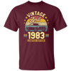 1983 Best Gift, 1983 Limited Edition, April 1983 Birthday Gift, Retro 1983 Unisex T-Shirt