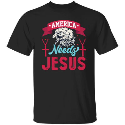 Eagle Icon, American Needs Jesus, American Eagle, Jesus Love Gift Unisex T-Shirt