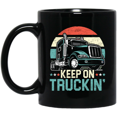 Truck Lover Retro Truck Keep On Truckin